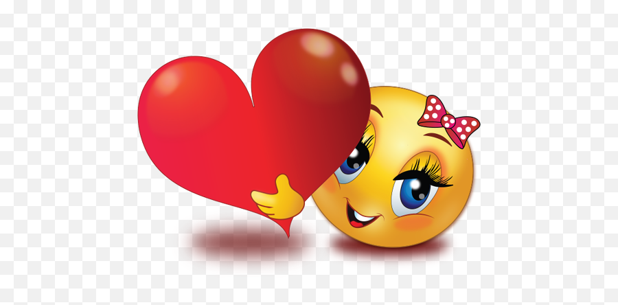 Girl With Big Heart Emoji - Pacific Islands Club Guam,Heart Emojis