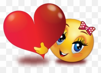 Girl With Big Heart Emoji - Pacific Islands Club Guam,Heart Emojis