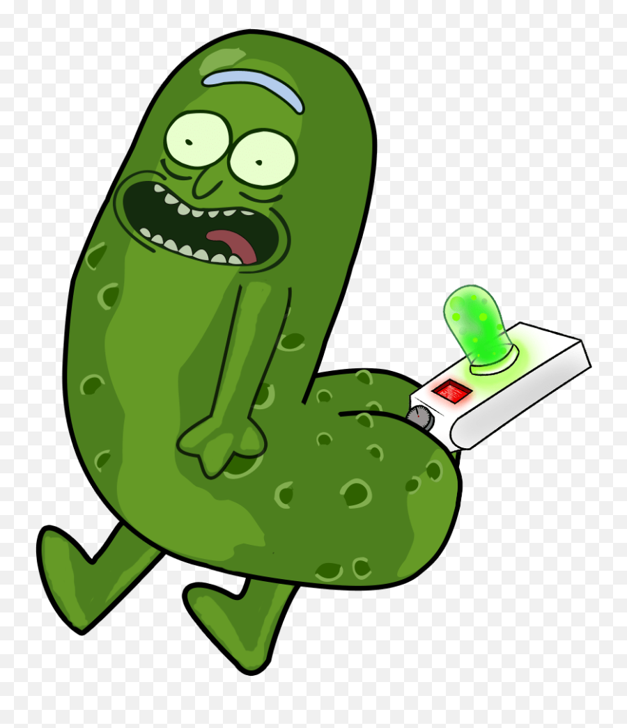 Pickle Rick Transparent Background - Pickle Rick Drawing Easy Emoji,Pickle Rick Emoji