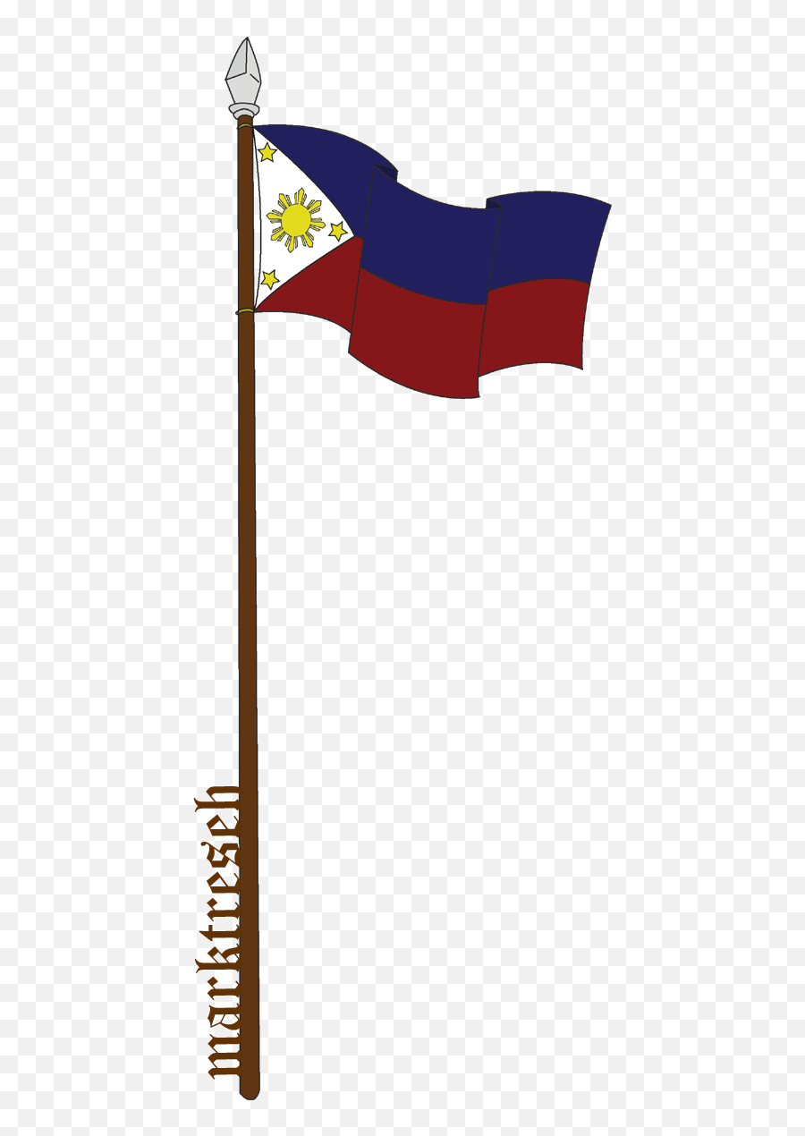 Patriotic Clipart Pennant Patriotic - Philippine Flag With Stand Png Emoji,Philippine Flag Emoji Iphone