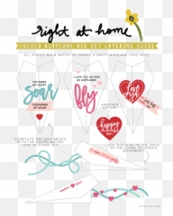 Download Hd Folded Airplane Die Set - Language Emoji,Emoji Stamp Set