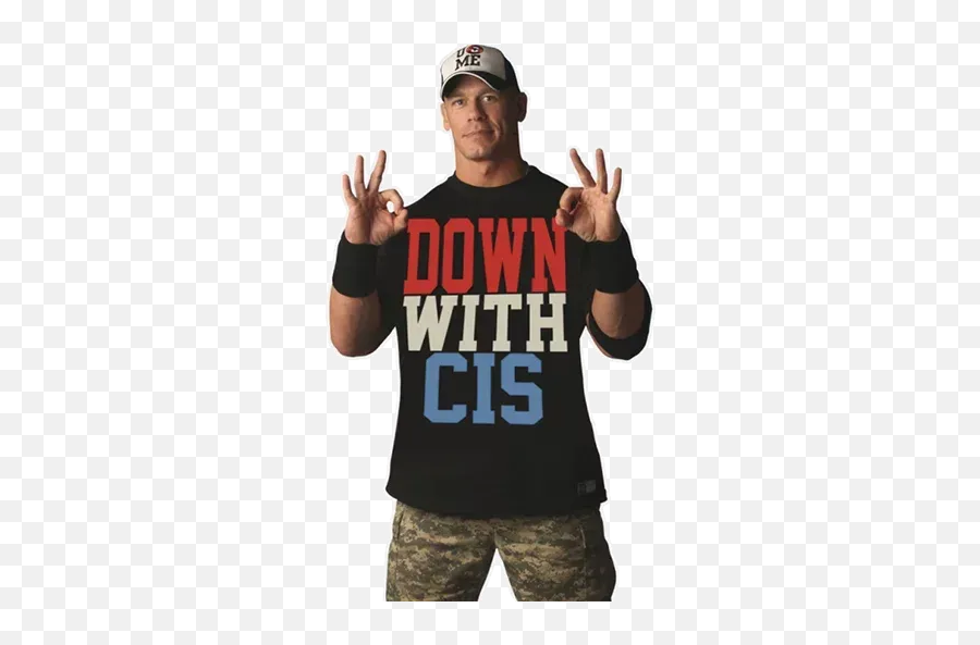 John Cena Whatsapp Stickers - John Cena Rise Above Hate Emoji,John Cena Trumpet Emoji