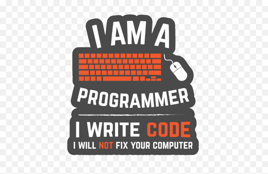 Computer Coder Programmer I Write Code Sticker 35 Decal - Coder Stickers Emoji,Emoji Tees Storenvy