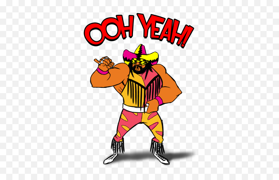 Randy Savage Picture - 11949 Transparentpng Savage Macho Man Silhouette Emoji,Emoji Savageness