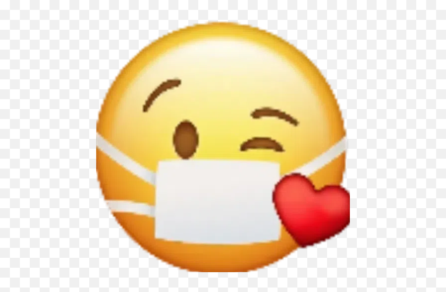 Whatsapp Stickers - Stickers Cloud Mask Kiss Emoji,Cloud Umbrella Hearts Emoticons
