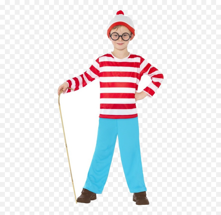Whereu0027s Wally Costume Party Child T - Shirt Whereu0027s Waldo World Book Day Costumes Boys Emoji,Where's Waldo Emoticon