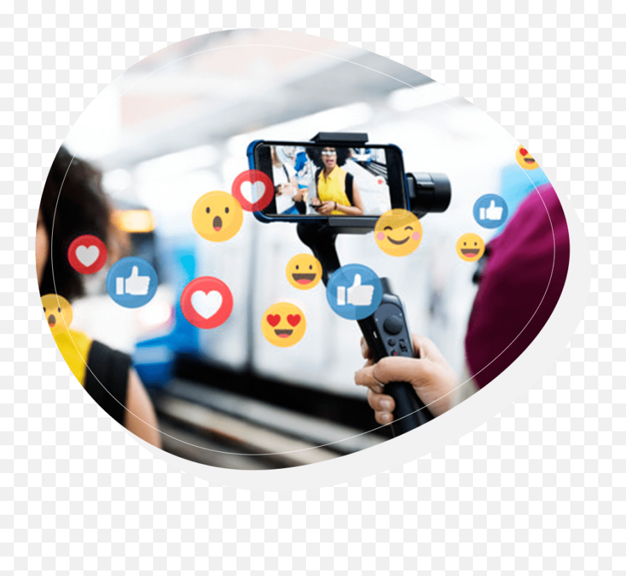 Get In Touch With The Best Social Media Marketing Agency - Online Influencer Emoji,18 Work Emotion T7r Silver