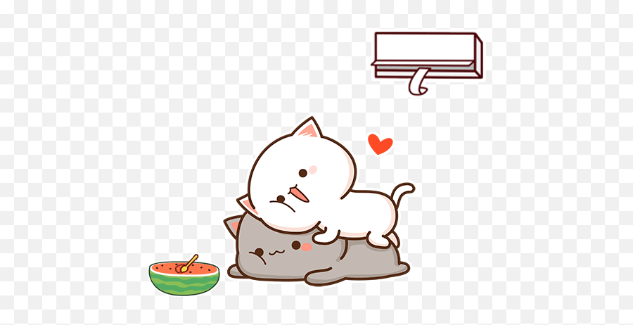 Pin - Mochi Mochi Peach Cat And Goma Cat Emoji,Cat Emoji Gif
