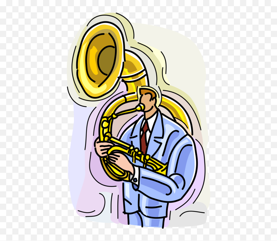 Tocando Tuba Png Clipart - Clip Art Emoji,Trombone Emoji