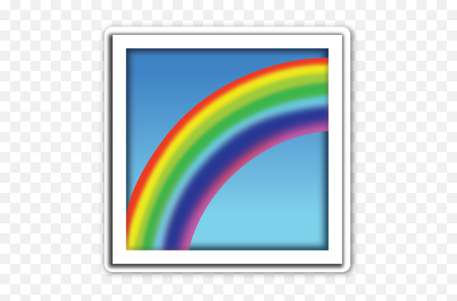Rainbow - Emojistickerscom Emoji Stickers Rainbow Color Gradient,Rainbow Emoji