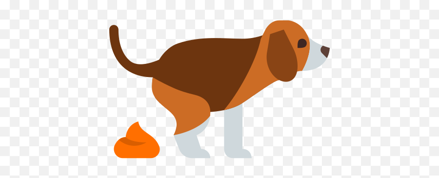 Dog Pooping Icon In Color Style - Dog Pooping Emoji,Tobdog Emoticon