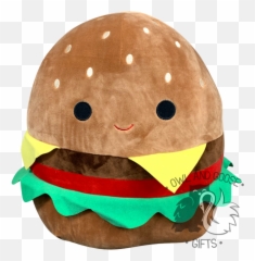 Squishmallows - Hamburger Squishmallow Emoji,Cheeseburger Emoji Pillow