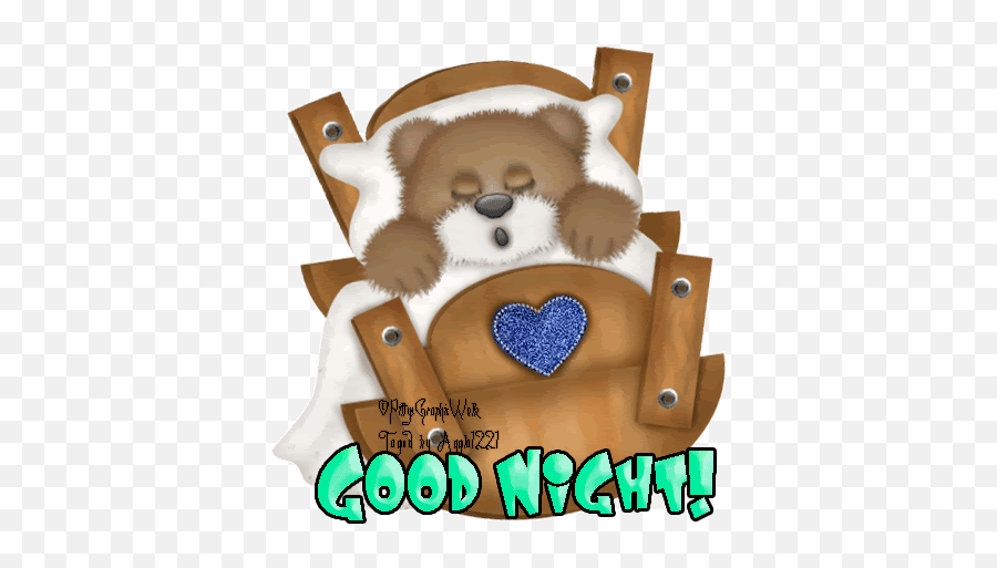 Good Night Gif - Whatsapp Gif Good Night Emoji,Bear Emoticon Post Boop