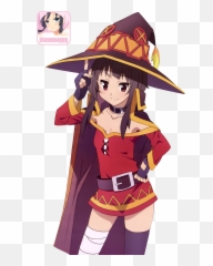 Download Hd Megumin Arms Out Png Clip - Megami Anime Emoji,Megumin Emoji