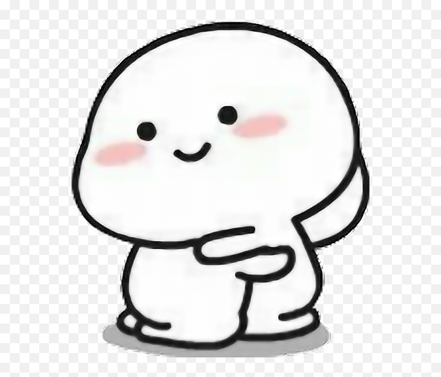 Aesthetic Emotions Mochi Sticker - Pentol Meme Puk Puk Emoji,Aesthetic Emotions