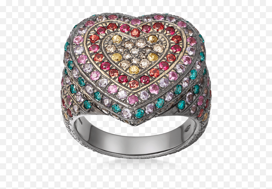 Rainbow Pavé Cuore Ring Emoji,Rainbow Emotion Of Color Watch Price