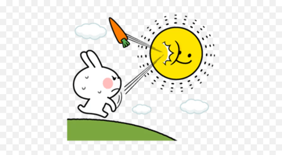 Spoiled Rabbit Stickers - Live Wa Stickers Emoji,Rabbbit Emoji