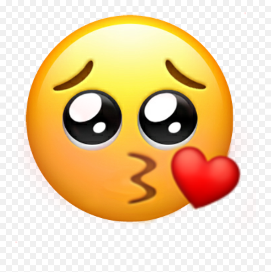 Emoji Iphoneemoji Sad Kiss Sticker - Crying And Peace Sign Emoji,Kiss Emoji