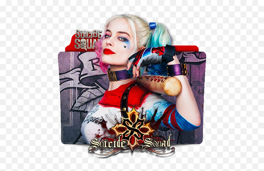 Harley Quinn Movie Folder Icon - Harley Quinn Folder Icon Emoji,Emoji Movie Suicide