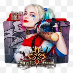 Harley Quinn Movie Folder Icon - Harley Quinn Folder Icon Emoji,Emoji Movie Suicide