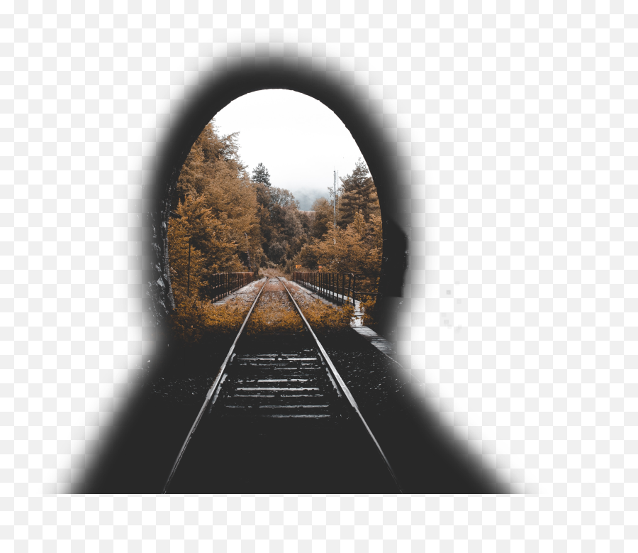 Train Traintrack Traintrack Sticker - Tunnel Emoji,Train Track Emoji