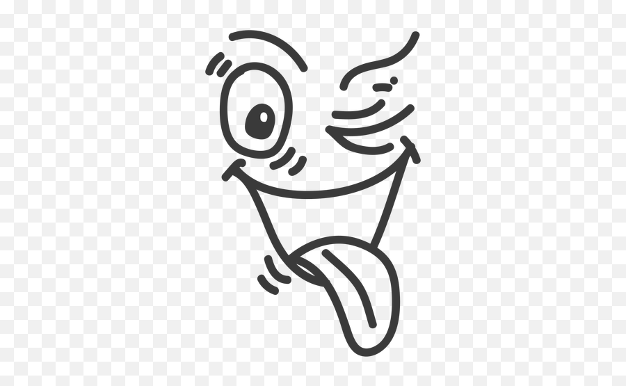 Tongue Out Emoticon Face Cartoon - Cartoon Face Tongue Out Emoji,Tongue Out Emoji Text