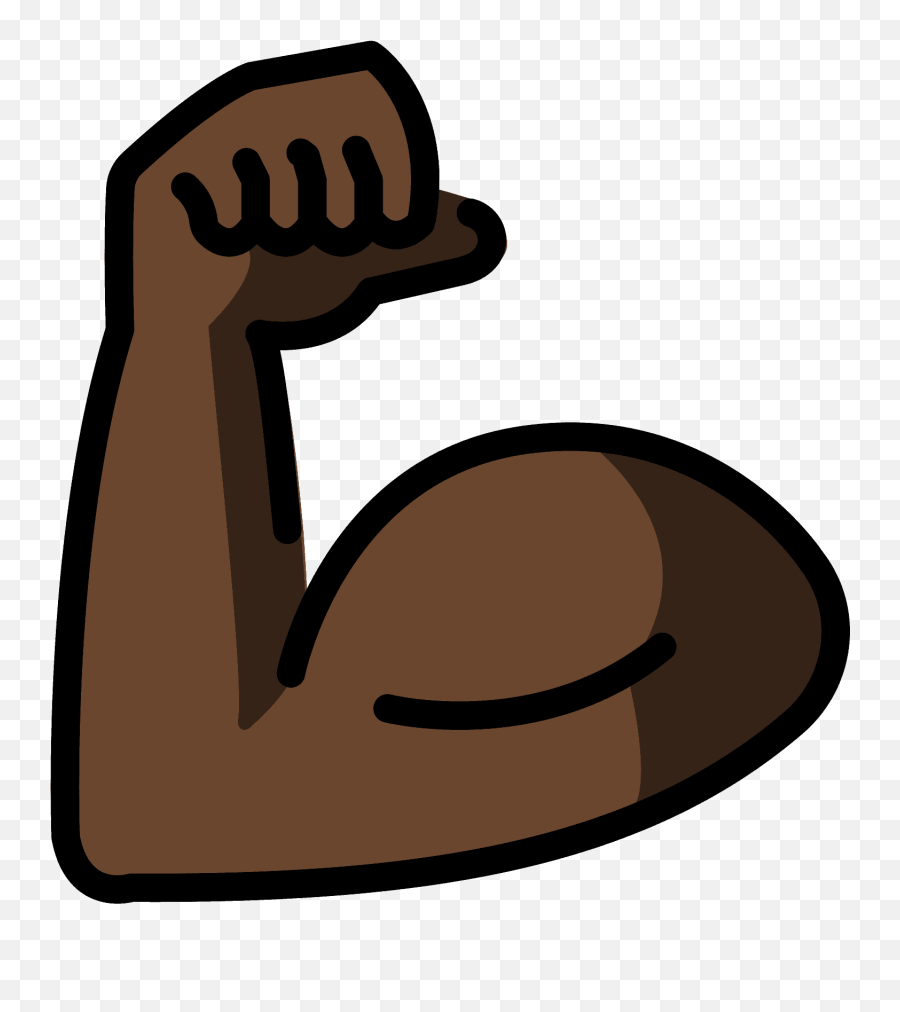 Flexed Biceps Emoji Clipart - Fist,Strong Woman Emoji
