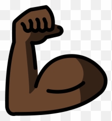 Flexed Biceps Emoji Clipart - Fist,Strong Woman Emoji