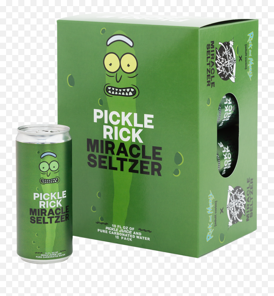 A New Pickle Rick Miracle Seltzer - Rick And Morty Seltzer Emoji,Pickle Rick Emoji