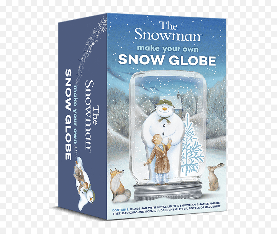 The Snowman Make Your Own Snow Globe Craft Set Snow Globe - Fictional Character Emoji,Snowman Emoji With Snow