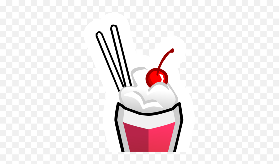 Milkshake Pin Club Penguin Rewritten Wiki Fandom - Malteada Animada Png Emoji,Milkshake Emoticon