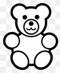 Teddy Bear Images Black And White - Teddy Bear Preschool Printables Emoji,Teddy Bear Emoji