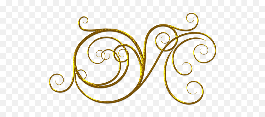 Free Clip Art - Gold Flourish Transparent Background Emoji,Emoticon Desanimado