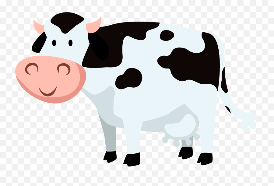 Hayvanlar Inek Png Resim - Cow Clipart Emoji,Cow Showing Emotion