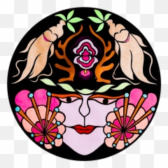 Manchu Shaman Goddess Mask - Decorative Emoji,Goddess Of Emotion