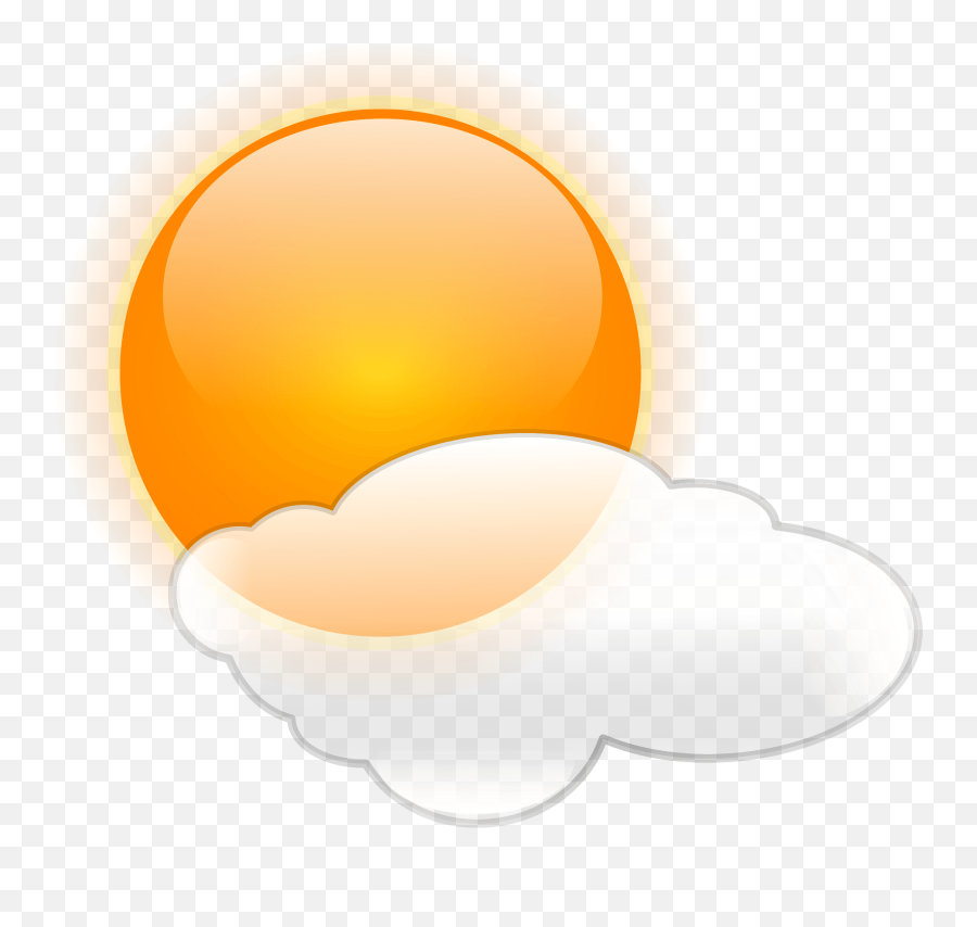 Bright Sun And Cloud Clipart Free Download Transparent Png - Afternoon Png Clipart Emoji,Cloudy Emoji