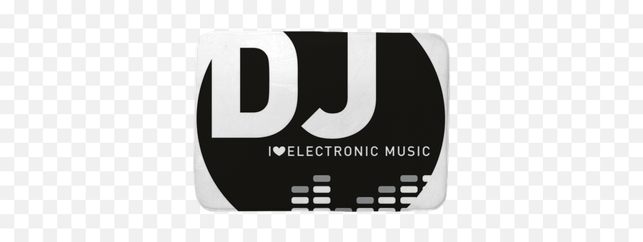 Dj Logo Mix Mixer Electronic Music Bath Mat U2022 Pixers - We Live To Change Dj Logo Emoji,Turntable Dj Emoticon