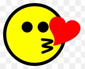 Emoji Kiss Icon Emoticon Public Domain Image - Freeimg Kiss Whatsapp Emoji,Kissing Emojis Girl With Bow