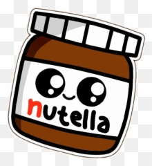 Chocolate Food Easy Kawaii Cute Drawings - Novocomtop Cute Nutella Stickers Emoji,Fun2draw Emoji