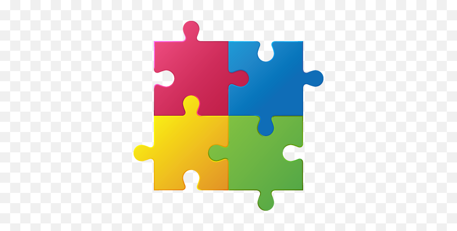 Puzzle Pieces Wall Sticker - Puzzle Vector Emoji,Emoticons Wall Decals