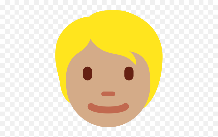 Person With Blond Hair Tone Emoji - Dibujos De Una Persona Rubia,3 Slashes Meaning Emoticon