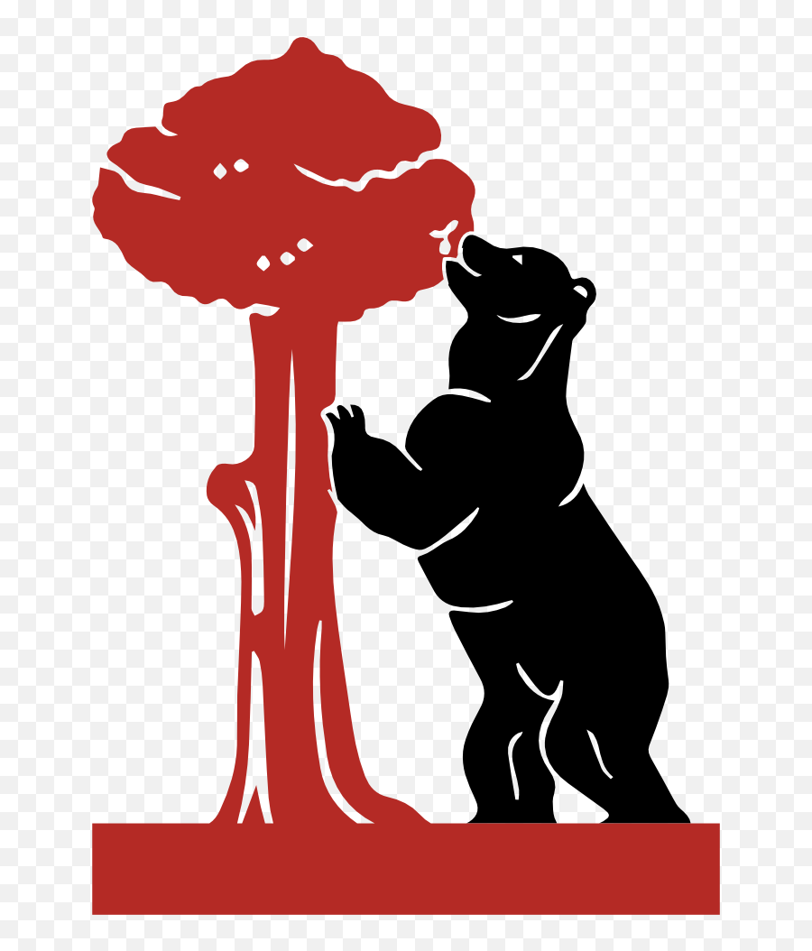 Madrid Bear And Tree Icon - Madrid Bear And Tree Logo Emoji,Real Madrid Flag Emoji