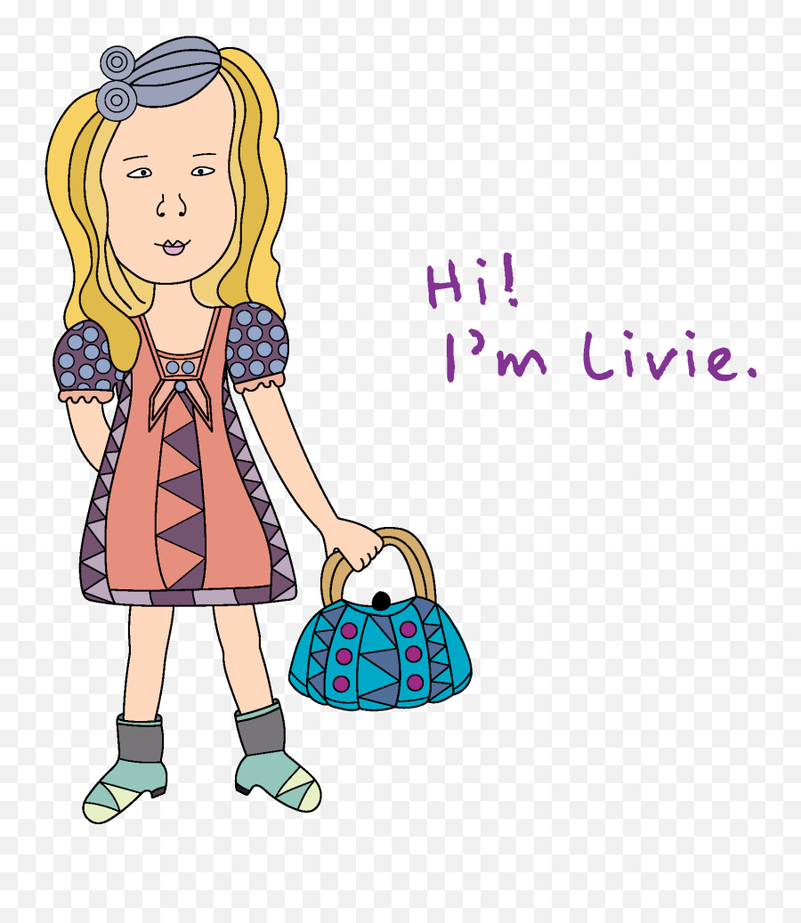 Color Livie U2014 Life Of Radley Emoji,Ca Rtoon Girl Stamding Emotions
