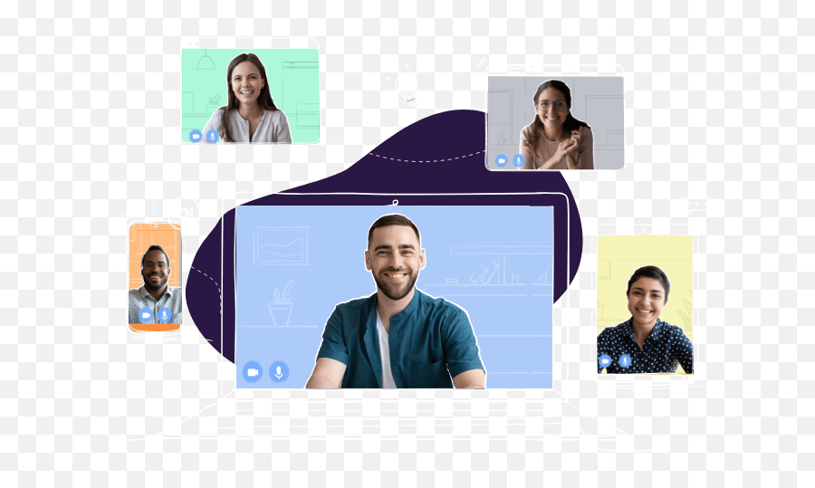 12 Effective Online Meeting Platforms For Business Free U0026 Paid - Webinar Meeting Emoji,Skype Emoticons With Beards