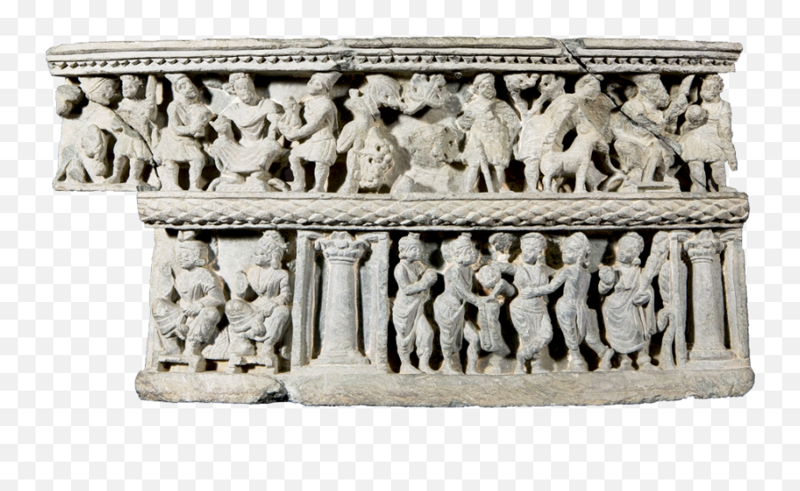 View Of Narrative Art Between India And The Hellenistic - Artifact Emoji,Style Of Greek Sculpture Emotion And Naturalistic Depictions Of People