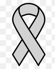 Clipart Brain Pdf - Grey Brain Cancer Ribbon Emoji,Purple Ribbon Emoji