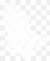 White Prayer Hands Png Black And - 2pac Only God Can Judge Me Emoji,White Praying Emoji