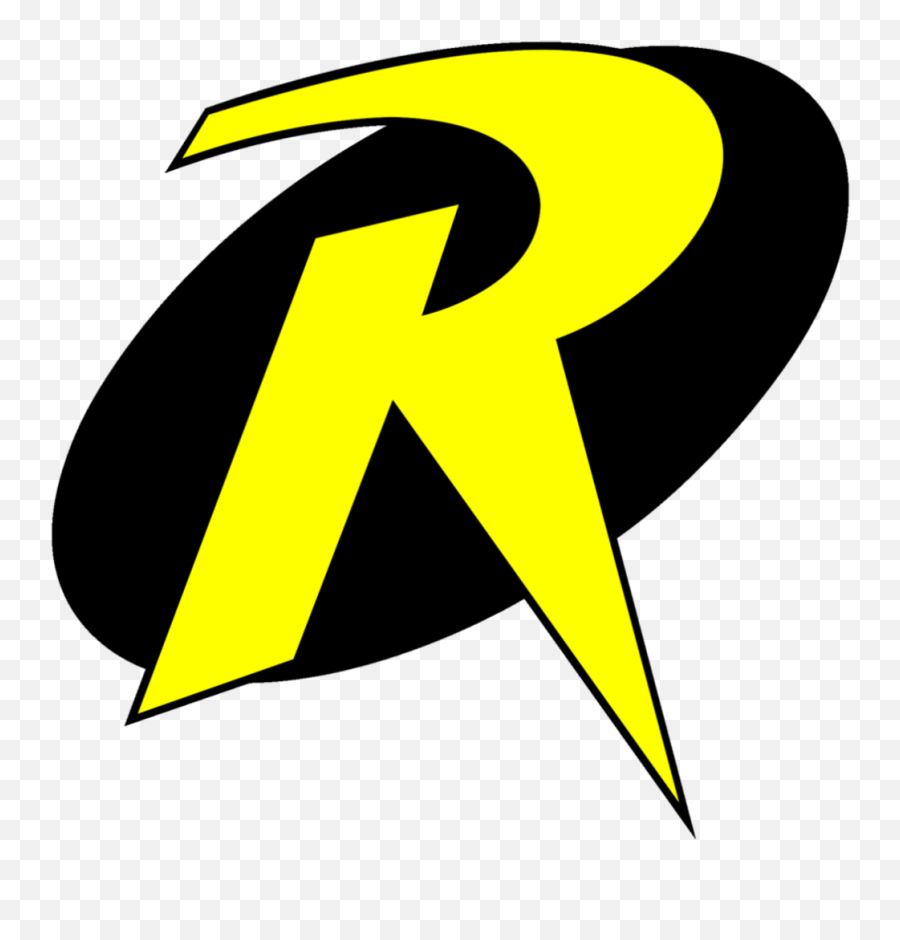 Robin Clipart Clip Art - Robin Batman Logo Png Download Robin Logo Dc Emoji,Batman Symbol Emoji
