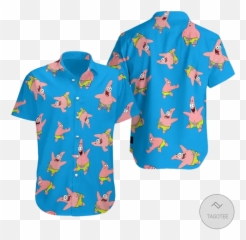 Patrick Star Hawaiian Shirt Beach Shorts - Tagotee Emoji,Patrick Star Sitting With No Emotion