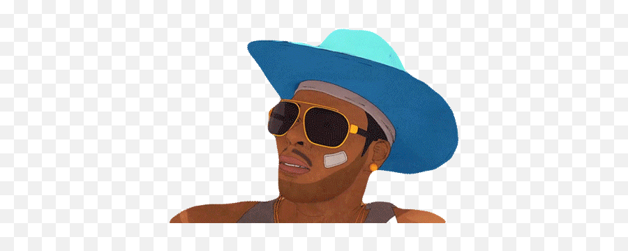 Looking Nelly Sticker - Looking Nelly Observing Discover Emoji,Cowboy With Sunglasses Emoji